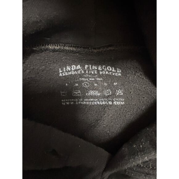 Assholes Live Forever Black Graphic Sweatshirt Hoodie - Size L - Picture 3 of 3